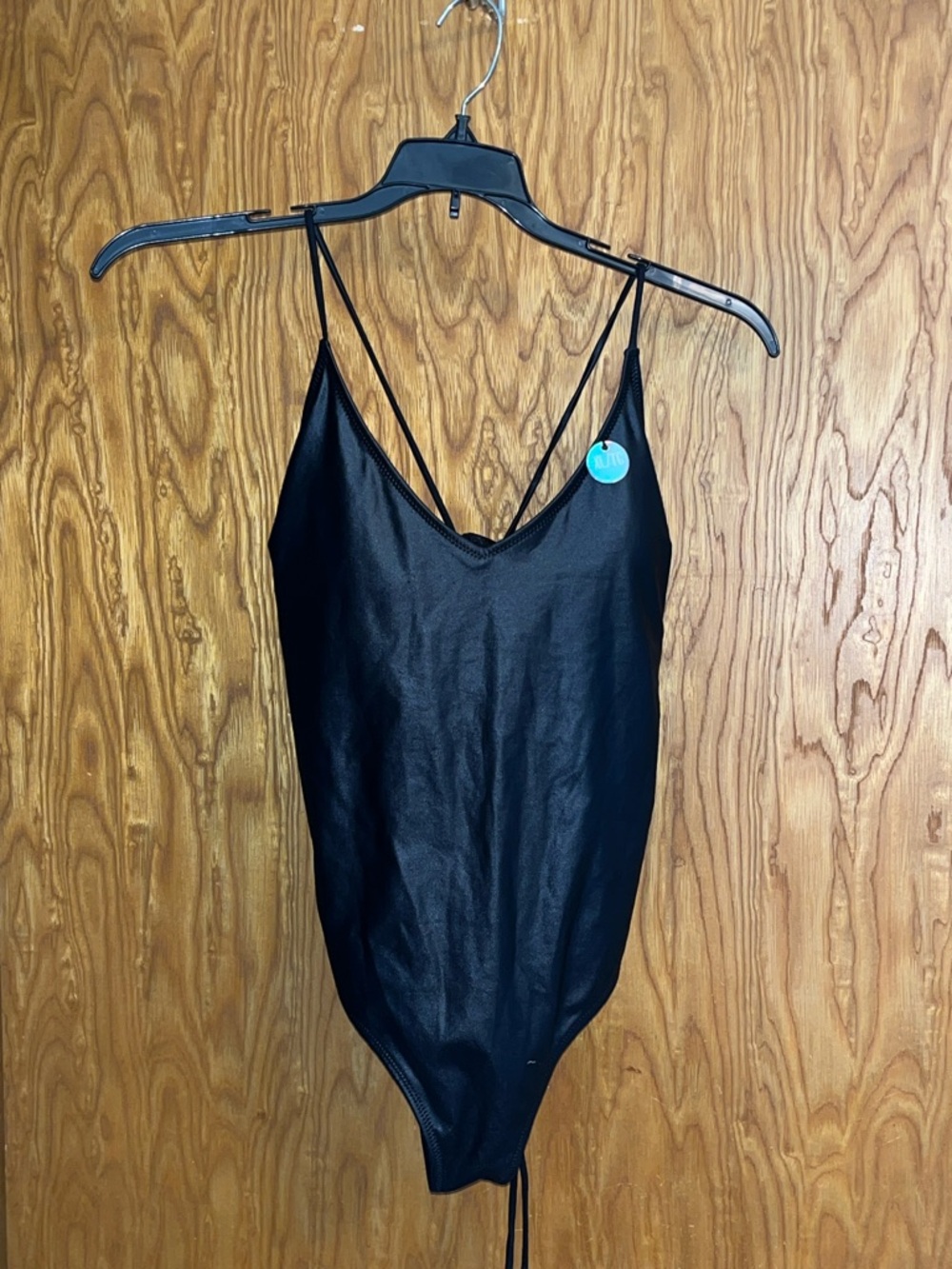 Revamped Black One-Piece Swimsuit with Strappy Back Detail